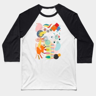 Abstract Art Original Painting Unique style KILY Baseball T-Shirt